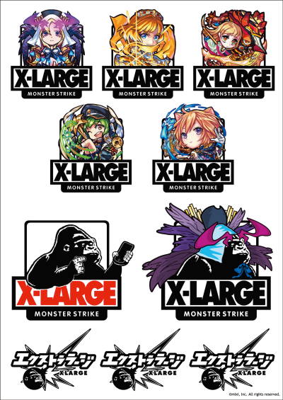 16 11 25 Xlarge とモンストがコラボ 11 28より モンスターストライク Xlarge マルチケースbook が発売 また コラボtシャツの予約販売もスタート モンスターストライク モンスト 公式サイト