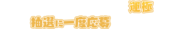 いずれかの電撃キャラを「1体」運極にすると抽選に一度応募できるぞ！